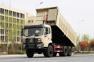 260馬力6×6越野專用自卸_六驅(qū)后雙胎三軸翻斗車_前7噸中后13噸舉升車定制